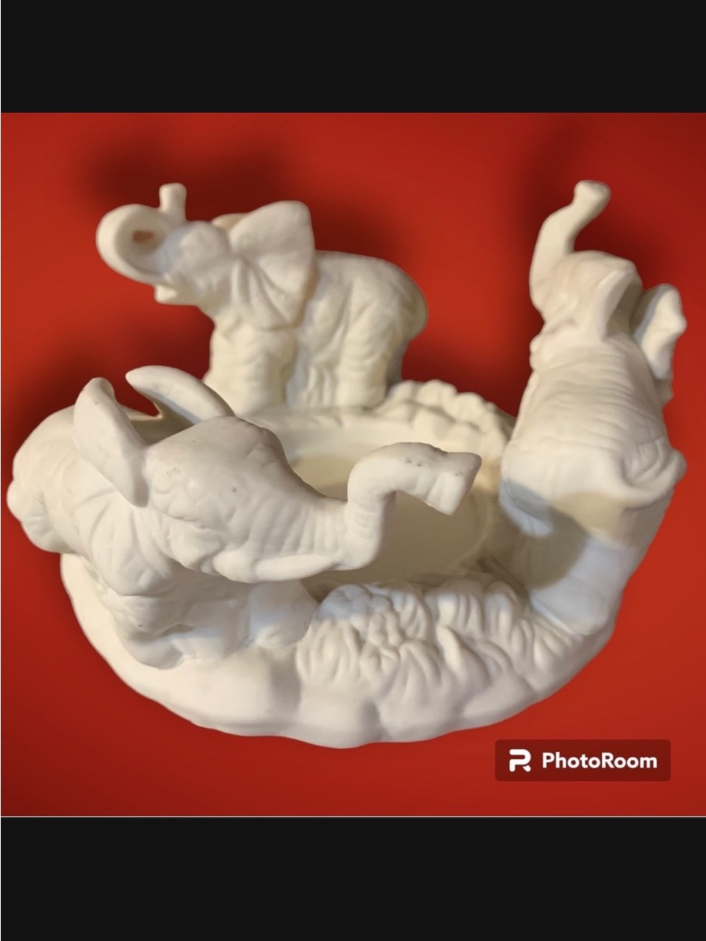 SALE!! Circle of friends elephant candle holder 3 different trunks